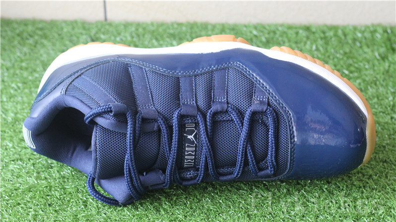 Authentic Air Jordan 11 Low Navy Gum